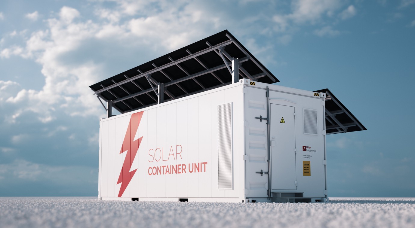 instalator podłączający kable do magazynu energii na ścianie garażu